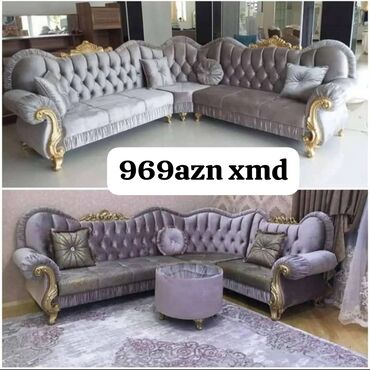 Masalar: Künc divan, Açılmayan, Bazasız, Vеlur parça, Çatdırılma yoxdur