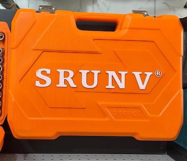 SRUNV 216 hissəli universal alətlər dəsti - Narıncı möhkəm plastik