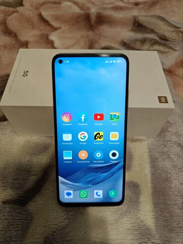 Xiaomi: Xiaomi, Mi 10T, Б/у, 128 ГБ, цвет - Голубой, 2 SIM — 4