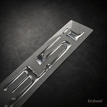 pancir rad: BMW 535i 3D Stiker za Gepek – Premium Oznaka - 2826 BMW 535i 3D — 3
