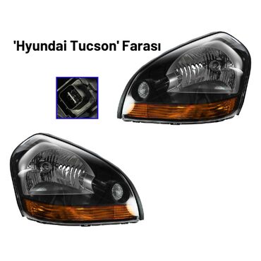 hyundai ehtiyat hissələri qiyməti: Komplekt, Yaxın və uzaq vuran işıqlar Hyundai, 2003 il, Orijinal, Çin, Yeni