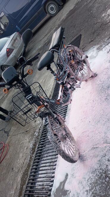 продам велосипед бишкек: İşlənmiş Elektrik velosipedi 24", 350-500 Vt, Ünvandan götürmə
