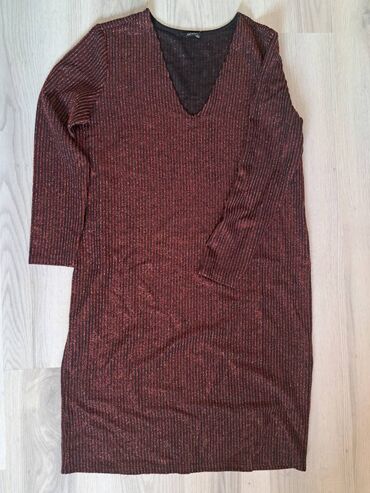 pink svecane haljine: 2XL (EU 44), color - Burgundy, Evening, Long sleeves