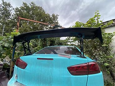 kia forte diffuser: Sport arxa spoiler (qanad) - Material: parlaq qara kompozit — 1