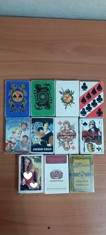 эротические: Продам карты игральные, шесть колод, советских новых карт (разные)