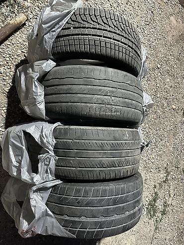 шины комплект: Комплект из 4 автомобильных шин разного типа и протектора.19 размер — 1