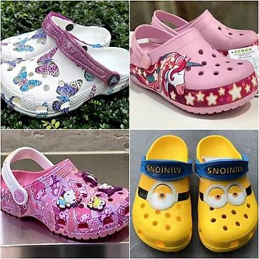 шлепка: Детские кроксы. Crocs. Вьетнам. 1500 сом. Шлепки"машинки". 500сом — 1