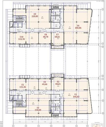 Коммерческая недвижимость: Продажа офисов 50 м², Без ремонта, 6 этаж — 3