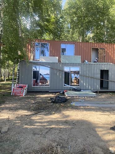 Откатные ворота: Откатные ворота из сэндвич‑панелей с автоматикой - Полотно — 87