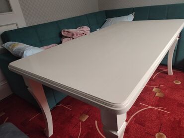 кухоные столы: Кухонный Стол, цвет - Белый, Новый