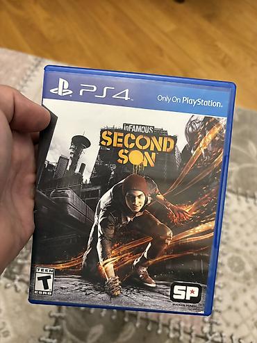 InFAMOUS: Second Son – PS4 Disk tam işlək vəziyyətdədir heç bir