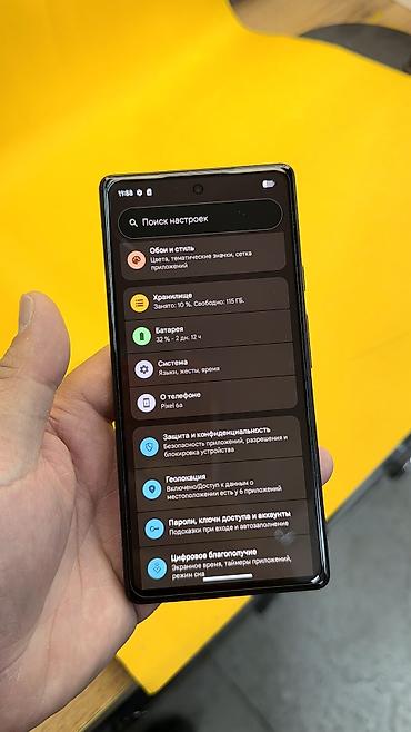 Google: Google Pixel 6A, Б/у, 128 ГБ, 1 SIM, eSIM — 8