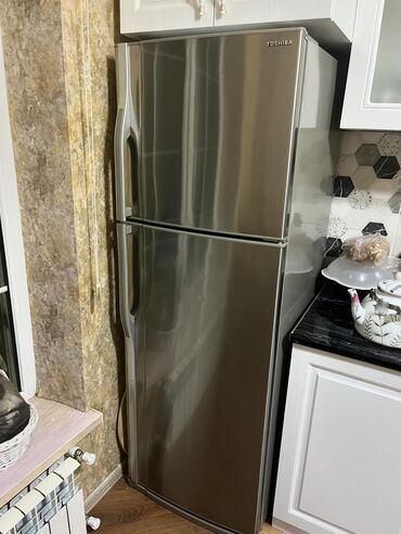 Холодильники: Холодильник Toshiba, цвет - Серый