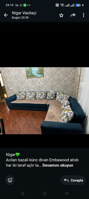 Bıçaqlar: Künc divan
