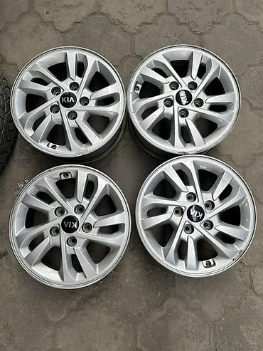 Литые Диски R 15 Kia, Комплект, отверстий - 5, Б/у