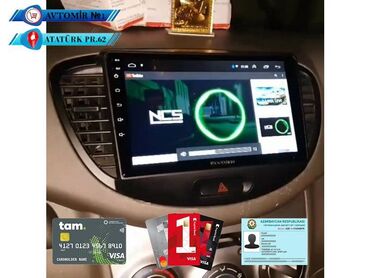 Monitorlar: Hyundai I10 07-13 Android Monitor (2) 🚙🚒 Ünvana və Bölgələrə