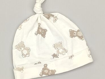 białe letnie długie sukienki: Czapeczka, H&M, 6-9 m, stan - Idealny