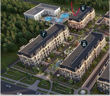 Продажа квартир: 2 комнаты, 100 м², Элитка, 2 этаж, ПСО (под самоотделку)