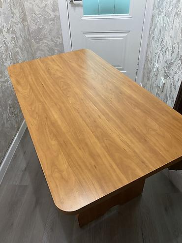 study table: Кухонный стол, Б/у, Прямоугольный, Нераскладной — 1