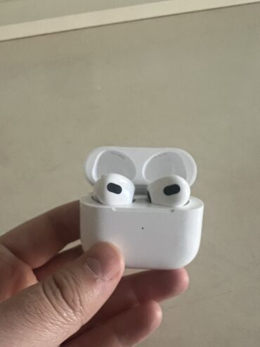 вкладыши для наушников: Костные, Apple, Б/у, Беспроводные (Bluetooth), Классические