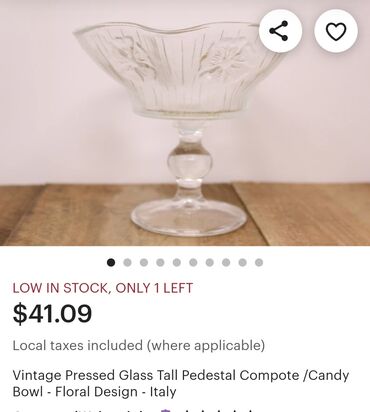 Ostalo posuđe: Bombonijera italijanska presovano staklo 70,80te. god. Sve na na lalafo.rs — 4 Ostalo posuđe: Bombonijera italijanska presovano staklo 70,80te. god. Sve na — 4