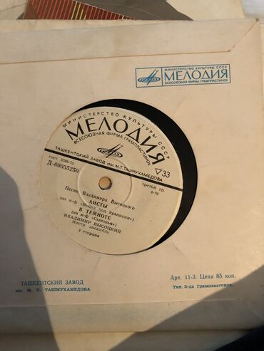 Виниловые пластинки: Грампластинки 33 — 4