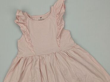 sukienka czerwona dopasowana: Dress, H&M, 8 years, 122-128 cm, condition - Very good