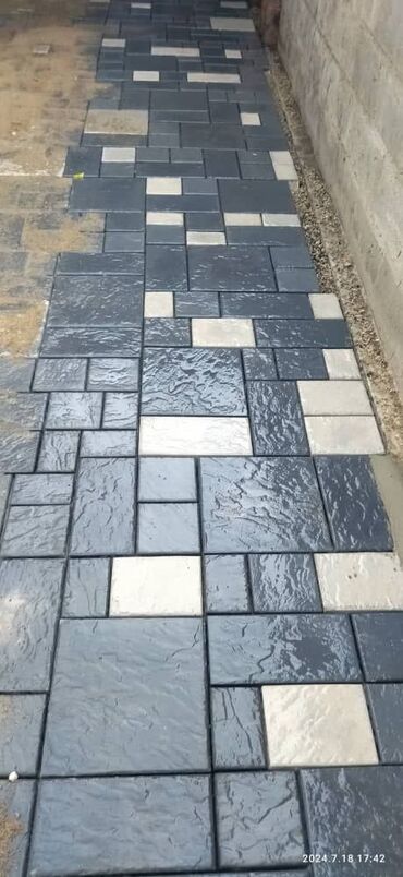 Тротуарная плитка: Тротуарная плитка, Другая модель, Под камень, Для двора, Новый — 2