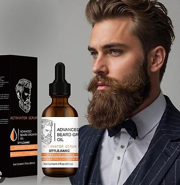 saç çıxardan: Beard oil yuksek dozali serum Vitamin əsaslı Saqqal Çıxardan Losyon – — 1