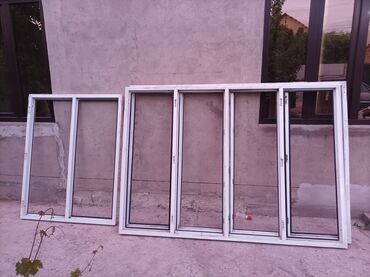 окна алюминиевые: Пластиковое окно, цвет - Белый, Б/у, 156 *200, Самовывоз, Платная доставка