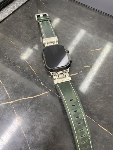 часы айфон цена: Умные часы Apple Watch Ultra 2 в черном корпусе с зеленым кожаным