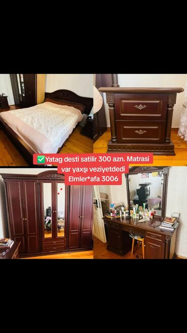 ✅Yatag desti satilir 300 azn. Matrasi var yaxşı veziyetdedi Elmler*afa lalafo.az -da ✅Yatag desti satilir 300 azn. Matrasi var yaxşı veziyetdedi Elmler*afa