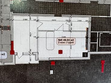 312: 2 комнаты, 49 м², Нижний Джал (Джал-23) Элитка, 5 этаж, ПСО (под самоотделку) — 2