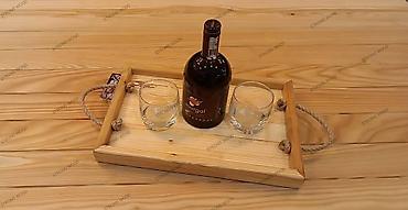 Tacne: Drveni poslužavnici – ručni rad - Materijal: puno drvo (masiv), sa — 6