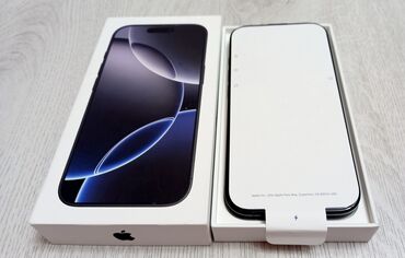 Apple iPhone: IPhone 16 Pro, 256 GB, Black Titanium