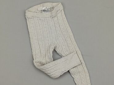 legginsy z podwyższonym stanem: Leggings, H&M, 12-18 months, condition - Very good