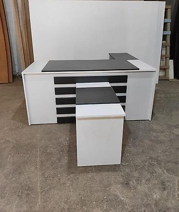 стол письменный с ящиками: Ofis mebeli Ofis mebel dəsti - birbaşa fabrikdən satış ⚜ şəkillər — 3