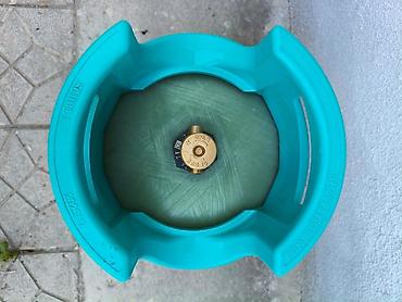 балон купить: Композитный газовый баллон бирюзового цвета с металлическим вентилем — 1