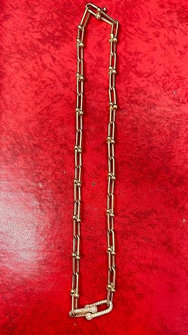 Цепочки: Золотые цепи 585 пробы Варианты из красного золота с бирками и пробой — 29