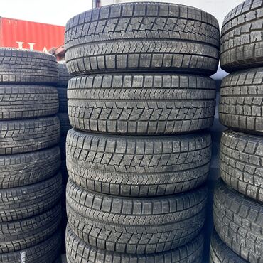 Шины: Шины 215 / 55 / R 17, Зима, Б/у, Комплект, Легковые, Япония, Bridgestone