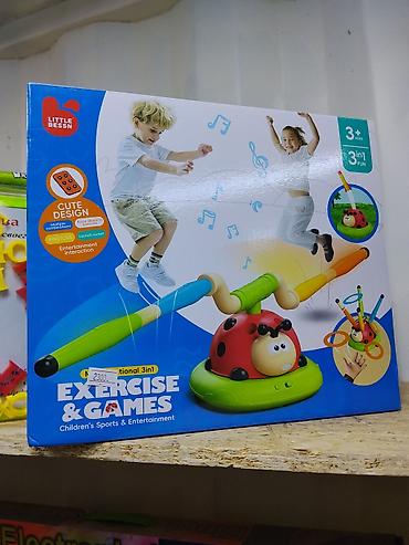 кольцеброс: Детский игровой набор Little BESSN “Exercise & Games” 3-в-1 - Для — 1
