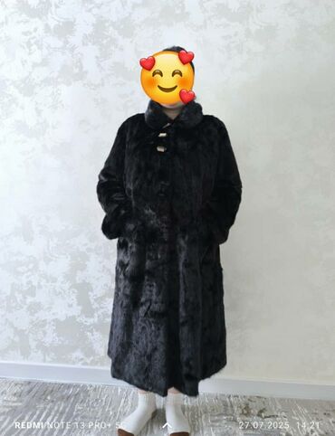 брендовая одежда бишкек: Шуба, Норка, Длинная модель, Италия, 5XL (EU 50)