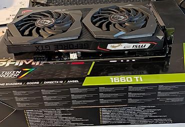 1070 ti: Videokart MSI GeForce GTX 1660 Ti, 6 GB, İşlənmiş — 2