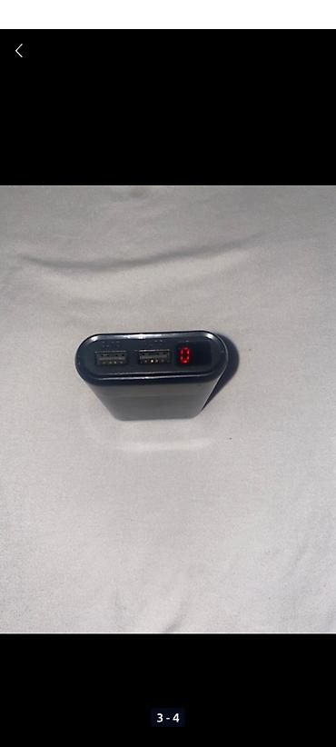 Техника и электроника: Портативный внешний аккумулятор (power bank) в черном цвете — 2