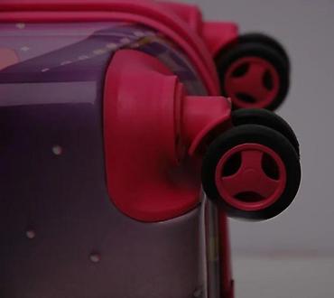 Rančevi, torbe i koferi: Dečji kofer na točkiće – motiv princeze - Čvrsta ABS/plastika školjka — 2