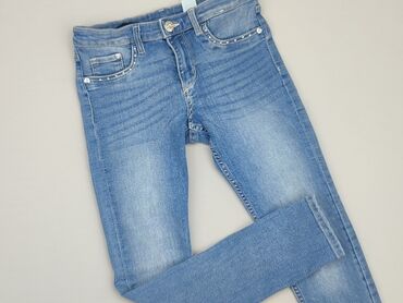 river island jeans molly: Spodnie jeansowe, 9 lat, 128/134, stan - Idealny