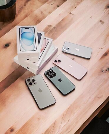 Apple iPhone: IPhone 15 Pro, Новый, 128 ГБ, Розовый, Зарядное устройство, Защитное стекло, Кабель, В рассрочку