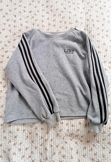 верхний одежда: Мужская толстовка, Стандарт, Adidas, Новый, цвет - Серый — 1