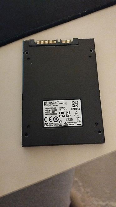 ssd 2 5: Kingston 2.5" SATA SSD – 480 GB - Model: Kingston SA400S37/480G (A400 — 2