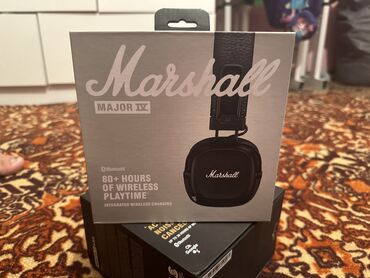 naushniki marshall headphones: Толук габариттүү, Marshall, Жаңы, Электр зымсыз (Bluetooth), Классикалык